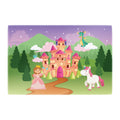 Spielteppich Prinzessinnenschloss fürs Kinderzimmer – rutschfest und waschbar