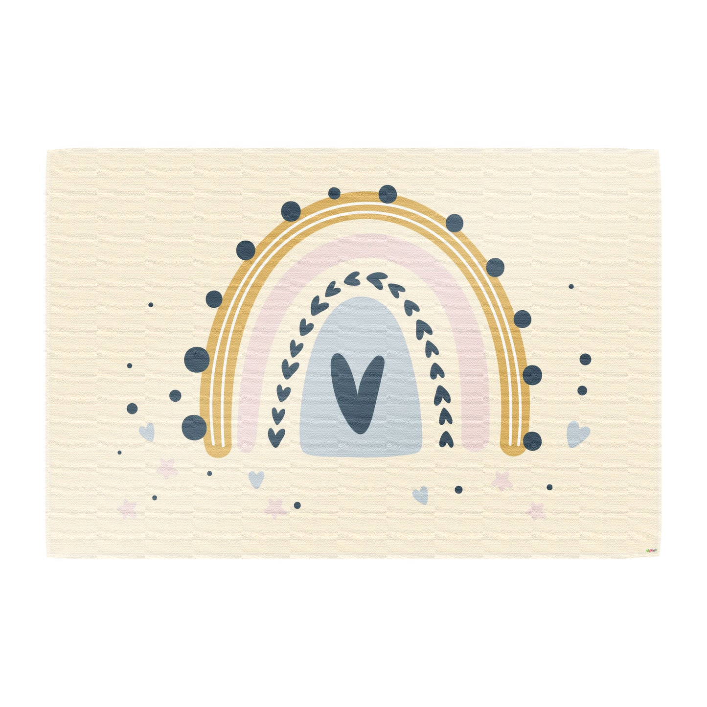 Teppich Regenbogen Herz