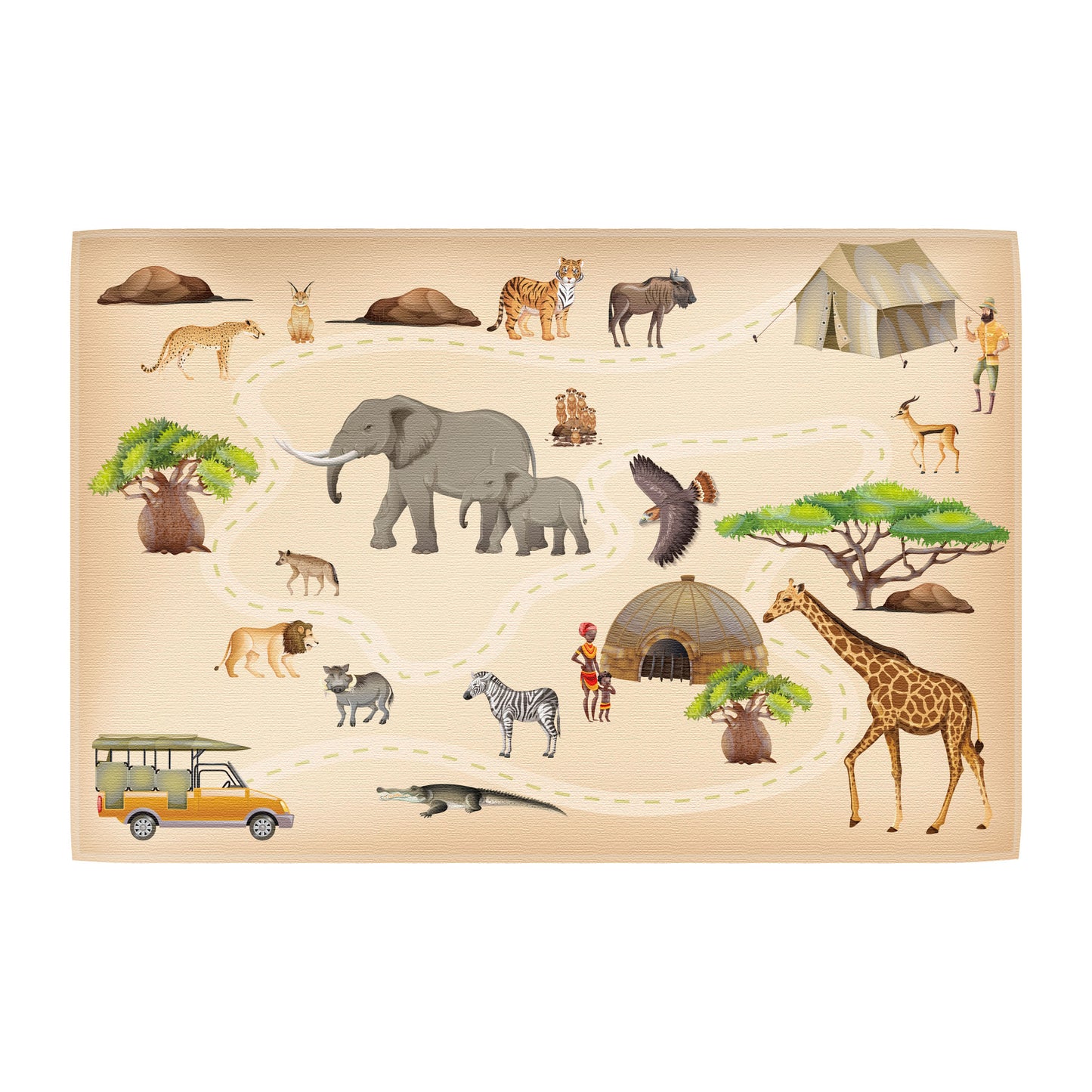 Teppich Safari