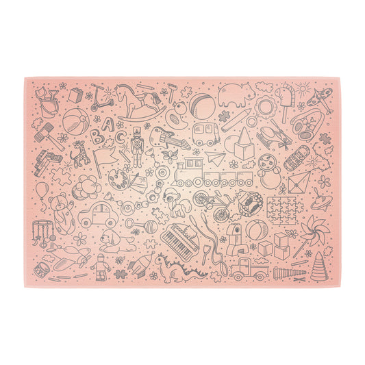 Teppich Spielzeug rosa