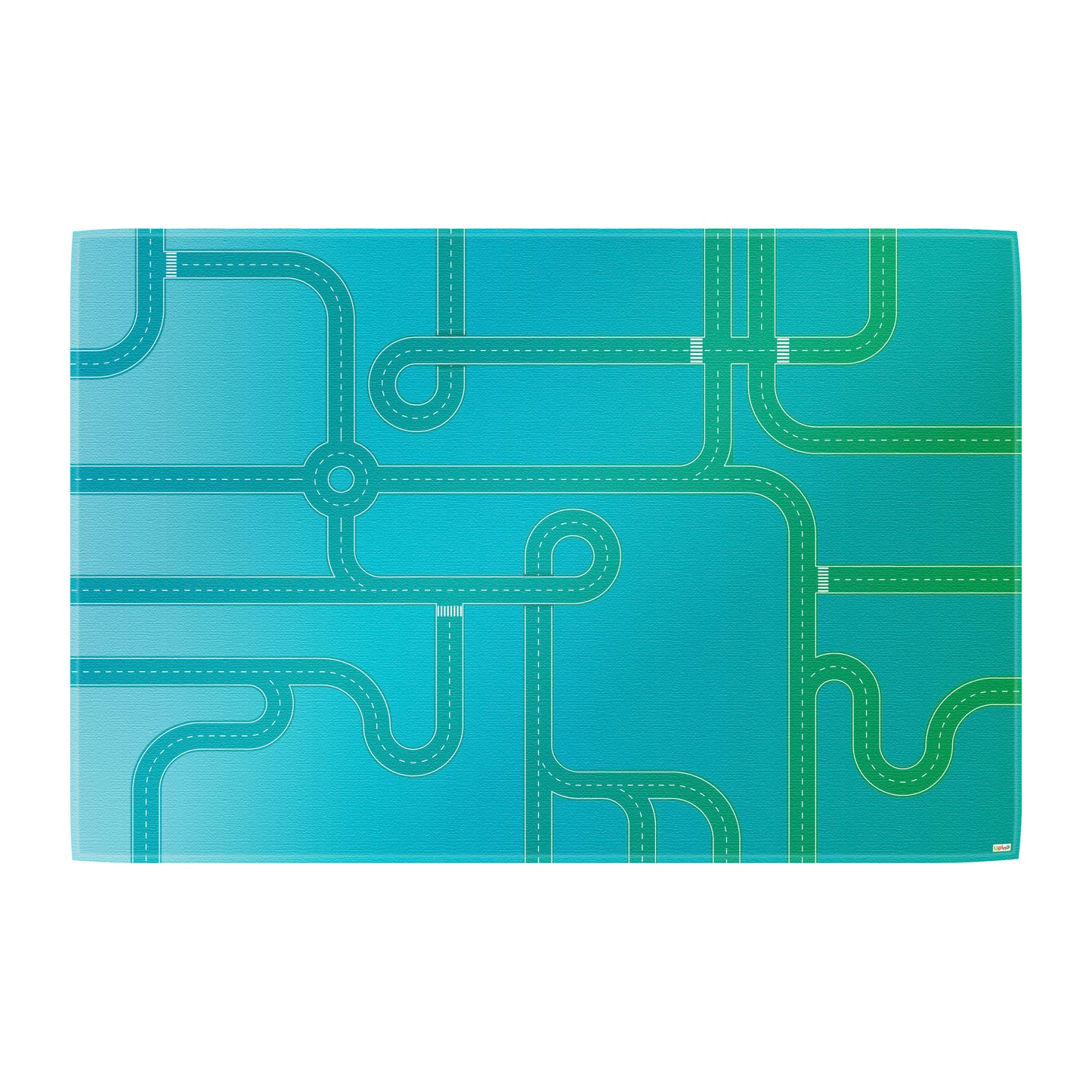 Teppich Straßen gelb