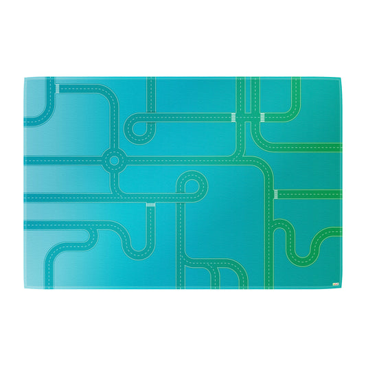 Teppich Straßen gelb