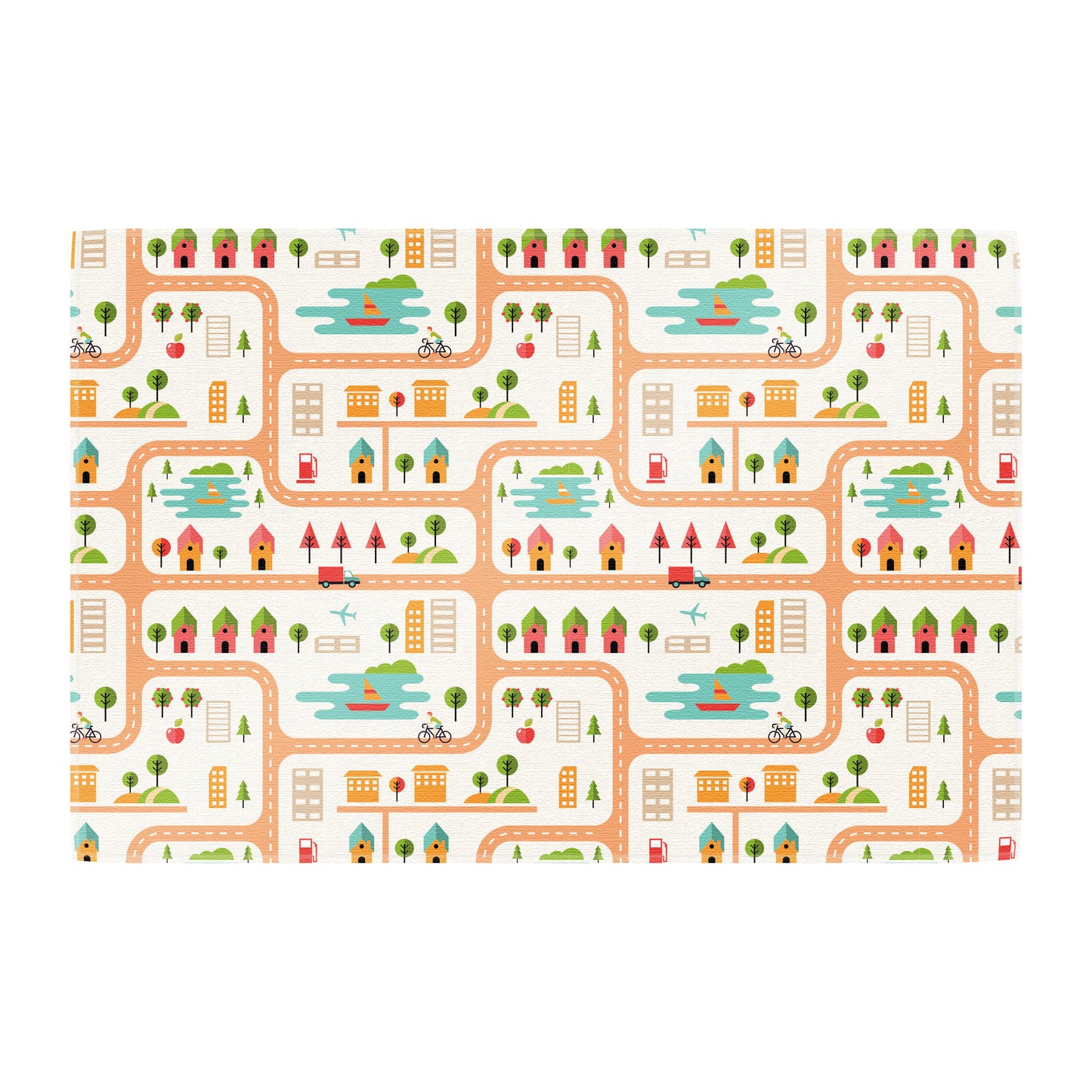 Teppich Straßen bunt