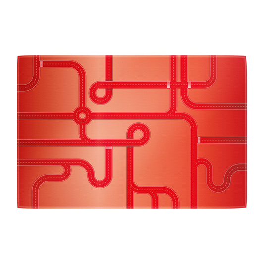 Teppich Straßen rot