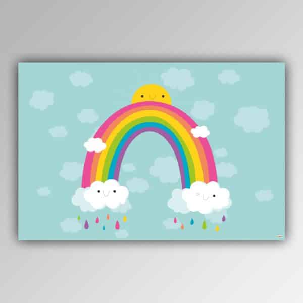 Spielteppich Regenbogen-Sonne-Wolken