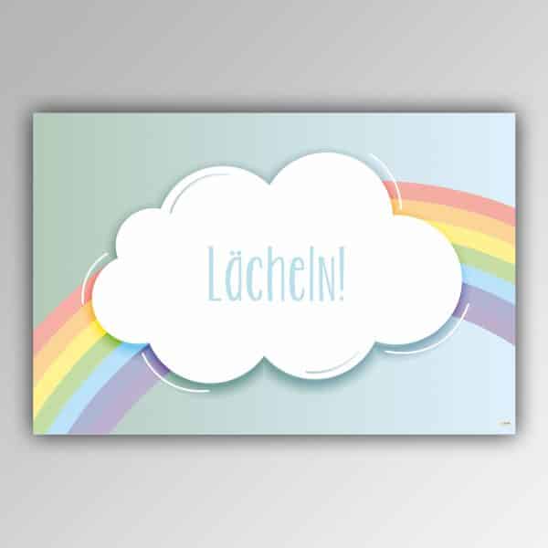 Spielhandtuch Wolke-Regenbogen-Motiv - upina.de